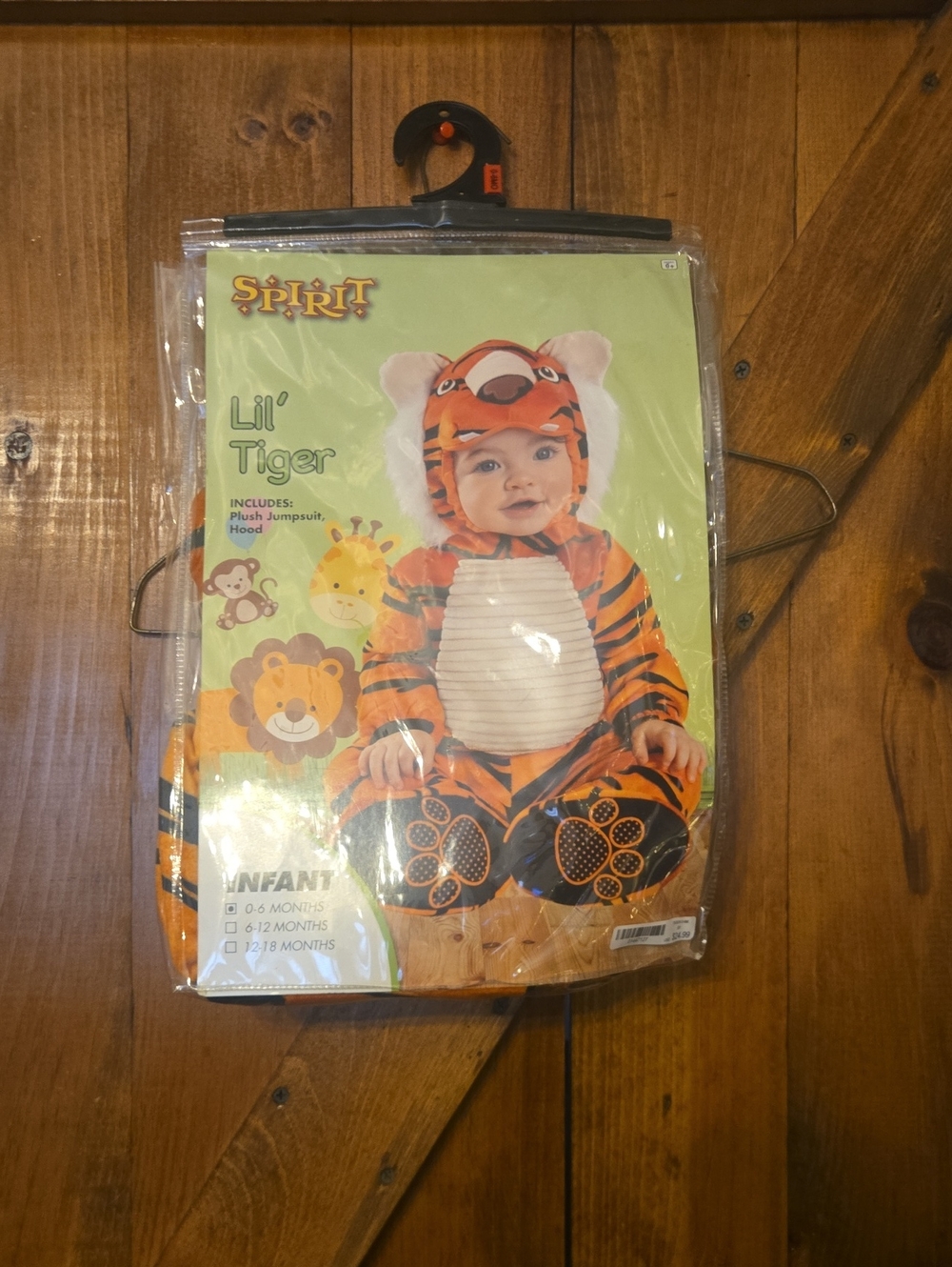 Spirit Lil' Tiger Infant Costume - Orange & Black